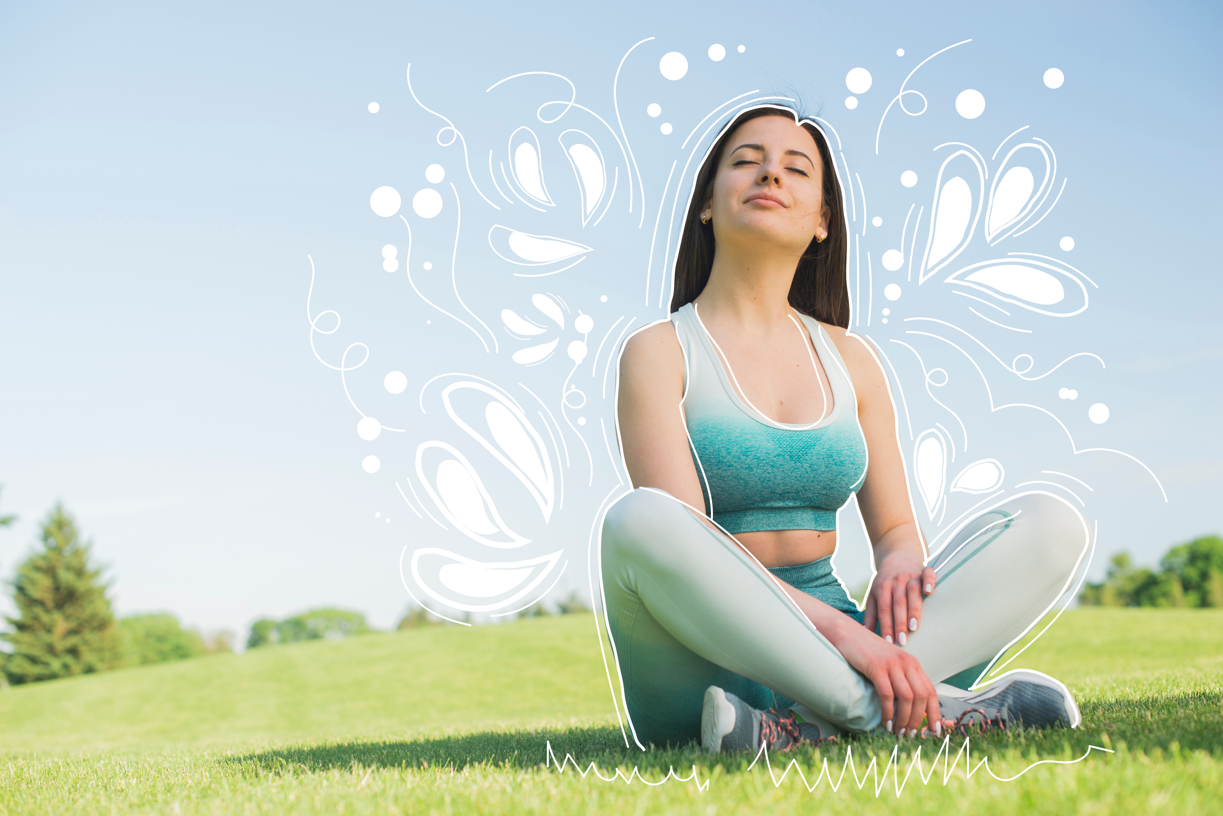 Pessoas praticando yoga juntas